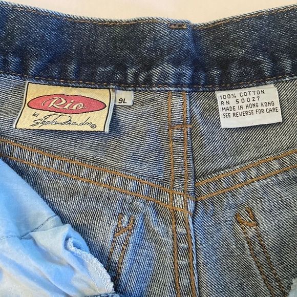 Rio Jeans Button Fly Blue Denim Jeans - Picture 9 of 10